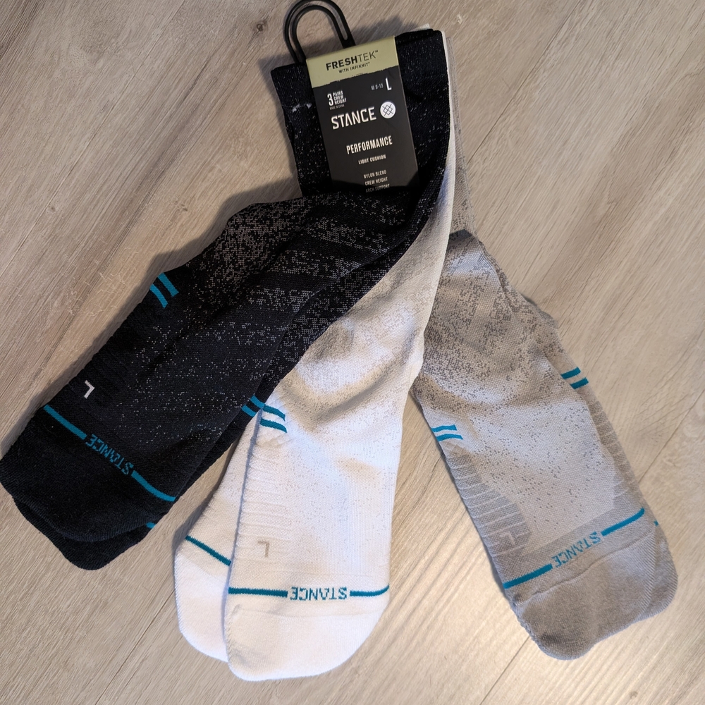 STANCE Freshtek Light Cushion 3 Pack Performance Socks
